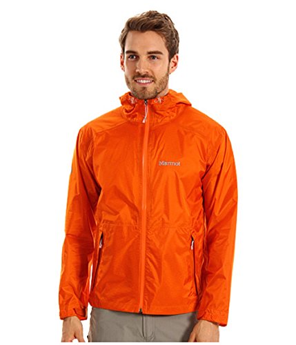 Men's Marmot Ultra light Mica Orange Jacket rain jacket,well waterproof 