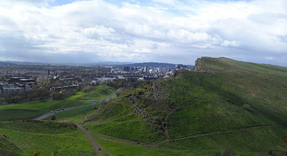 Arthur's Seat in Edinburgh, Scotland