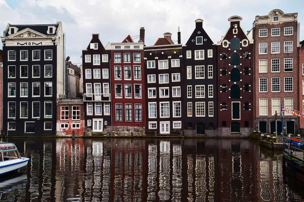 Houses in Amsterdam, Netherlands
