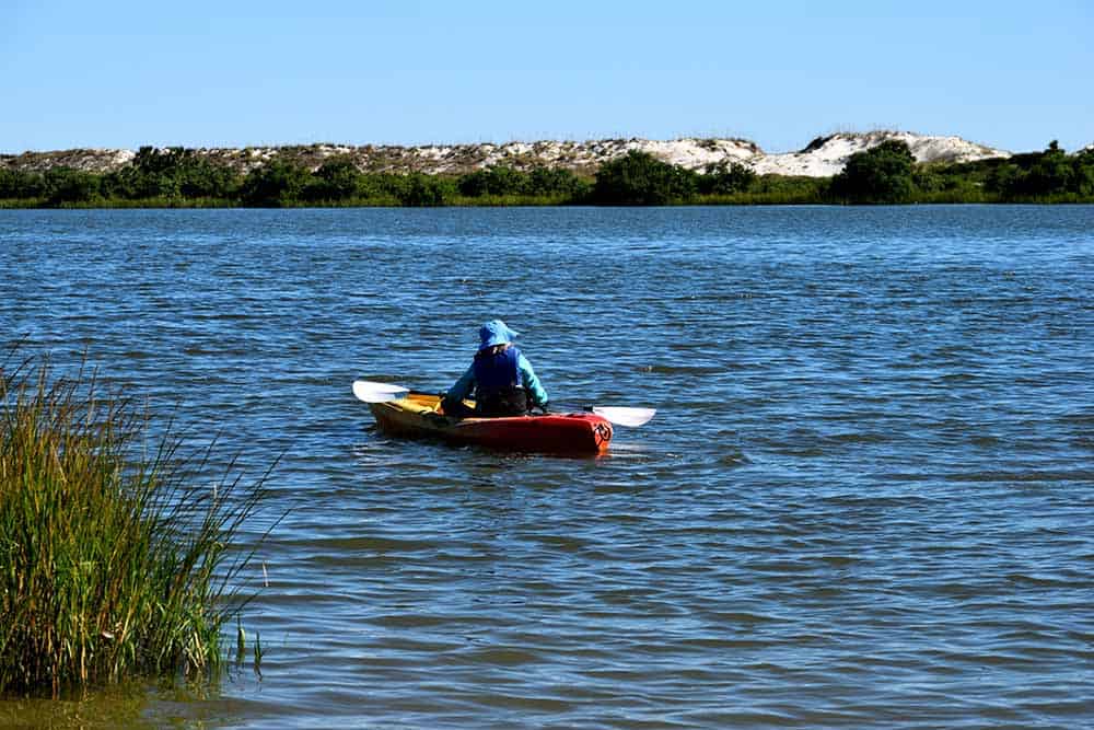 Kayaking by the Ocean at Anastasia State Park