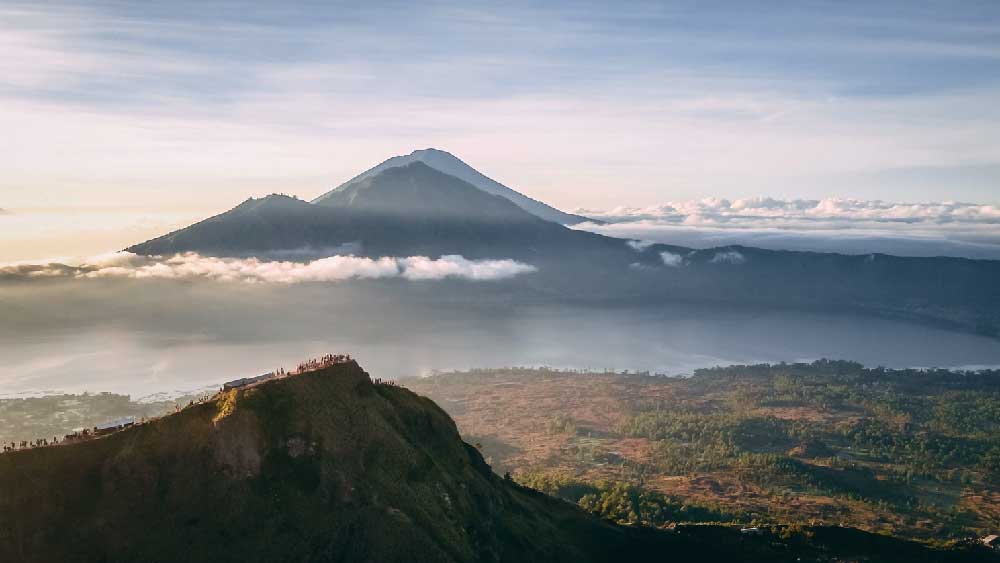 Mount Batur in Bali, Indonesia