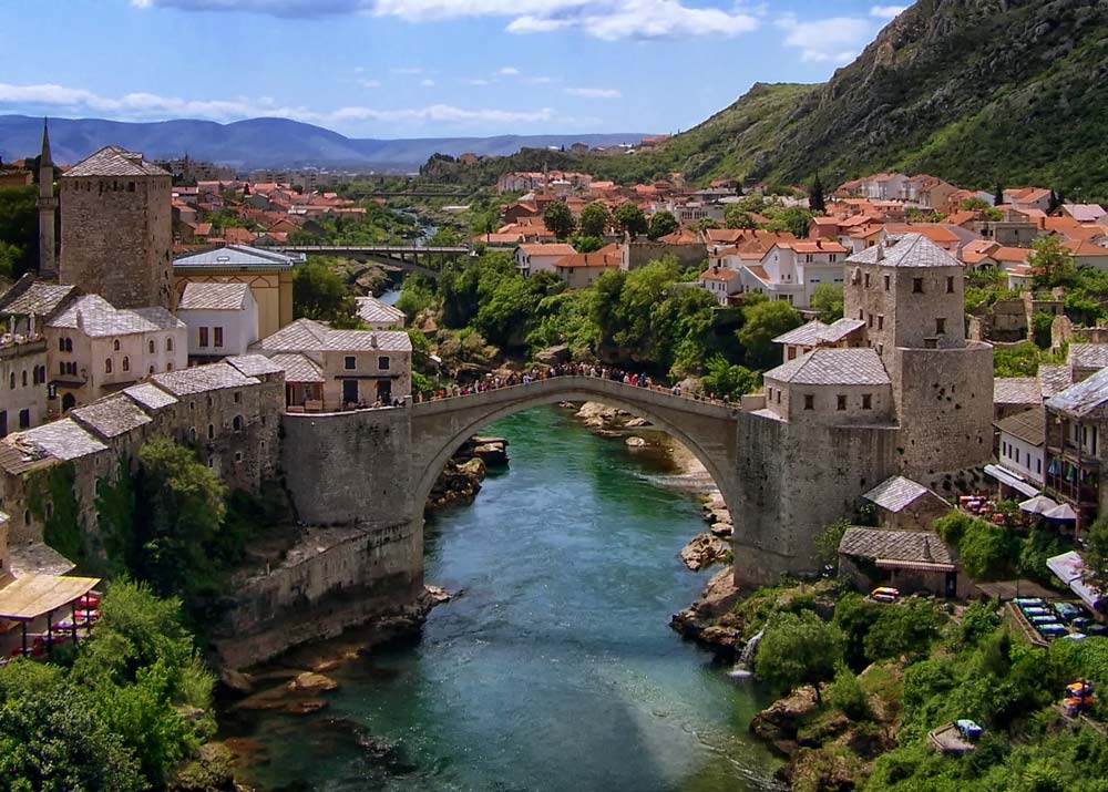 Old Bridge in Mostar, Bosnia & Herzegovina