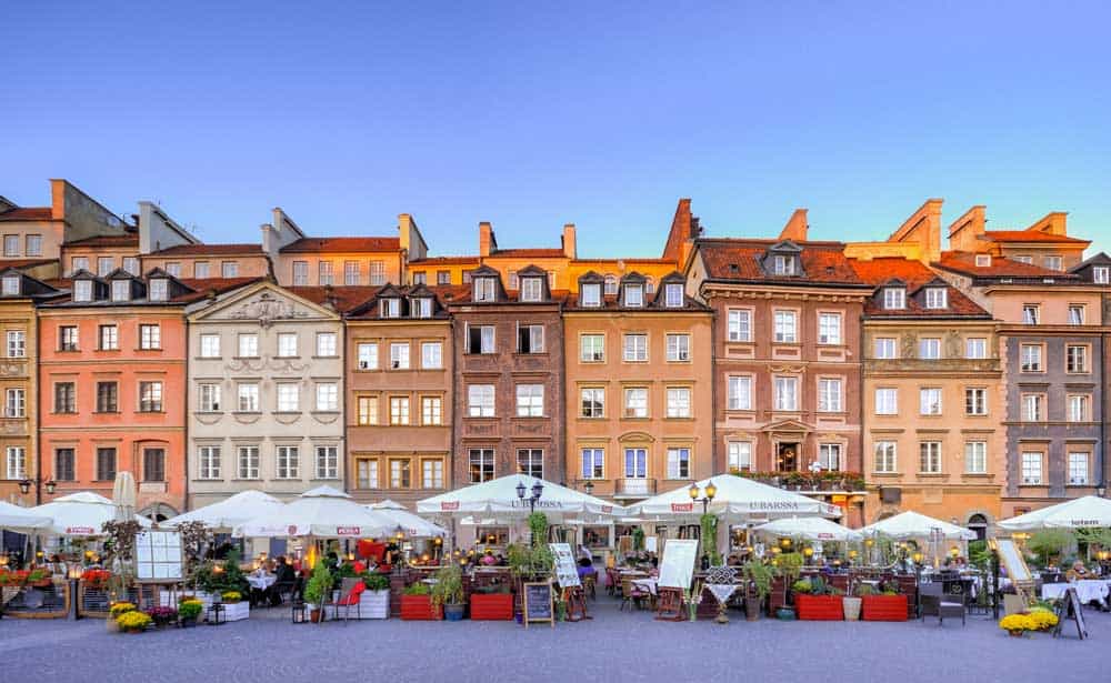 Old Town Market Place in Warsaw