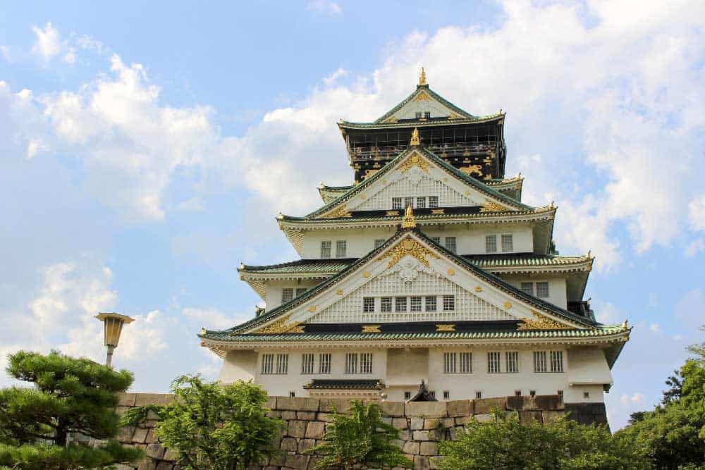 Osaka Castle in Osaka, Japan