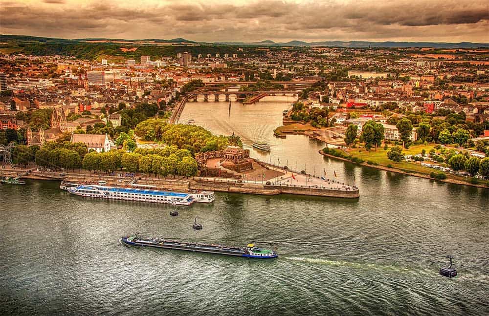 Panorama of Koblenz