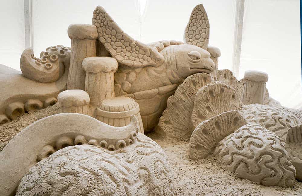 Sand Sculpture at Pier 60 Sugar Sand Festival