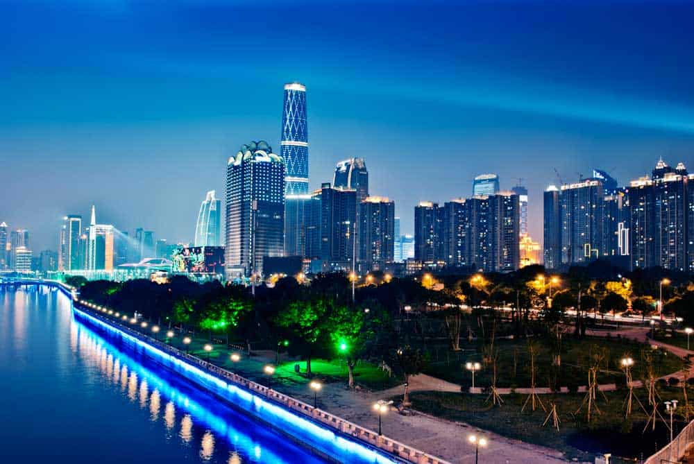 Skyline Guangzhou China