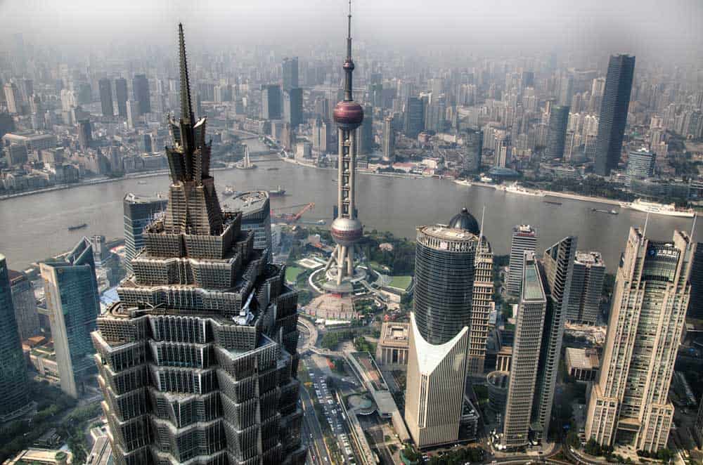 Skyline from Shanghai World Financial Center