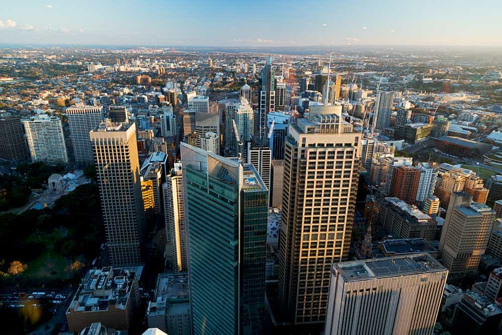 View from Sydney Tower Eye
