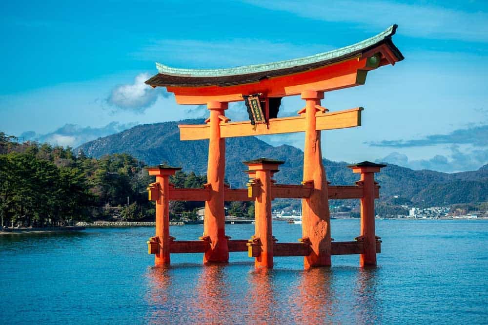 Floating Torii Gate of Itsukushima Shrine