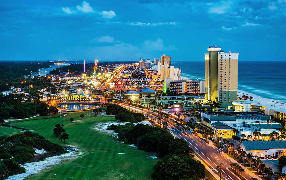 Hva er den fineste delen av Panama City Beach?