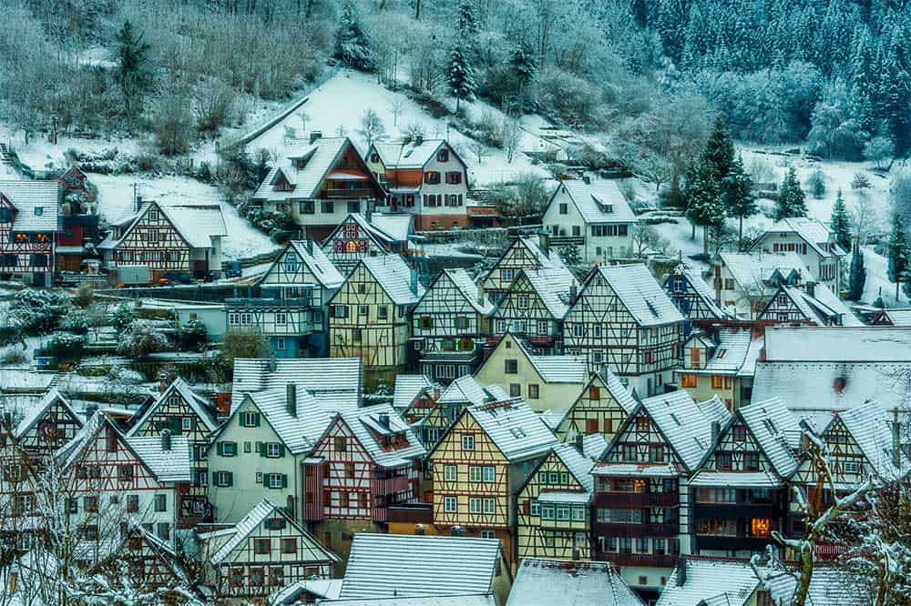 Winter in Schiltach, Germany